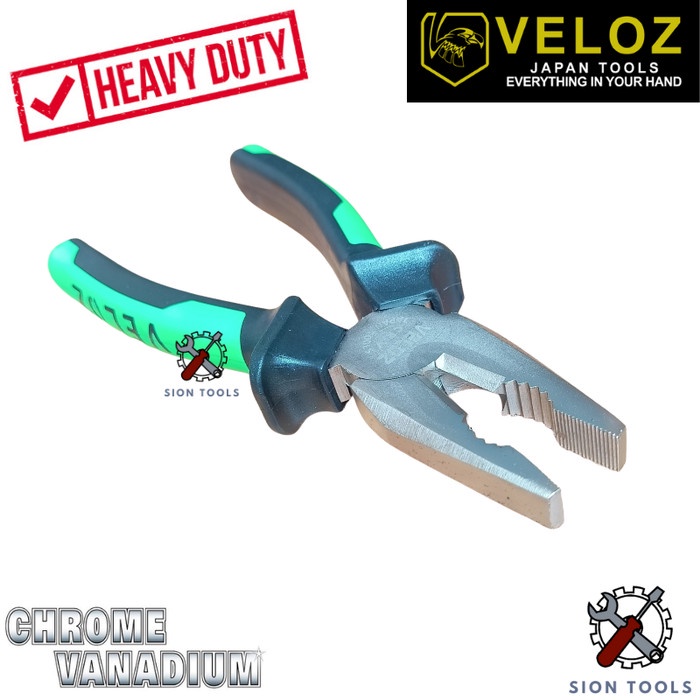 nice VELOZ TANG KOMBINASI HEAVY DUTY 8 INCH / COMBINATION PLIER HEAVY DUTY