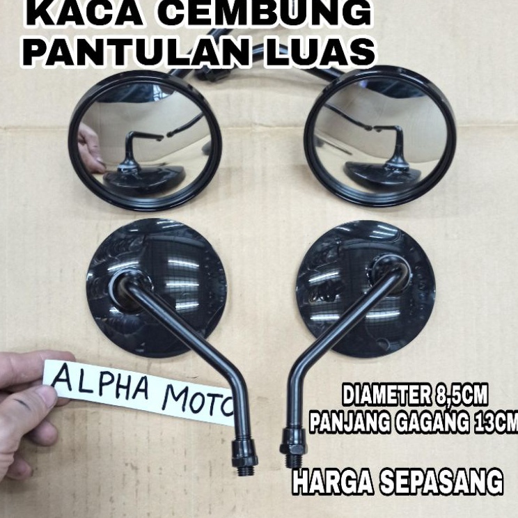 ➟GFr kaca Spion bulat klasik pendek w175 scoopy xsr155 tiger scorpio klx c70 fino fazzio pcx mio ret