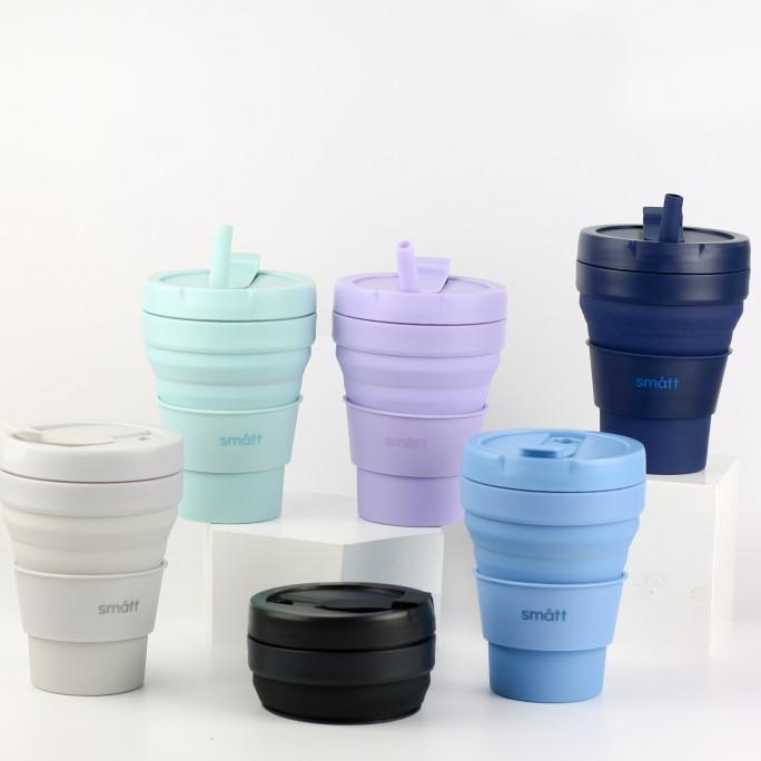 Smatt Foldable Cup - Gelas Kopi Portable Gelas Lipat Silikon