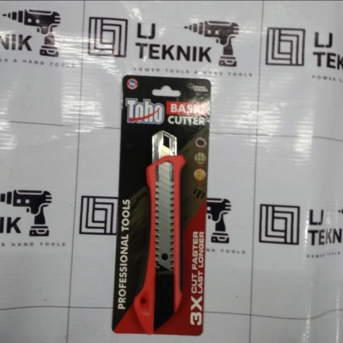 

TOHO PISAU CUTTER BASIC CUTER PEMOTONG MERAH