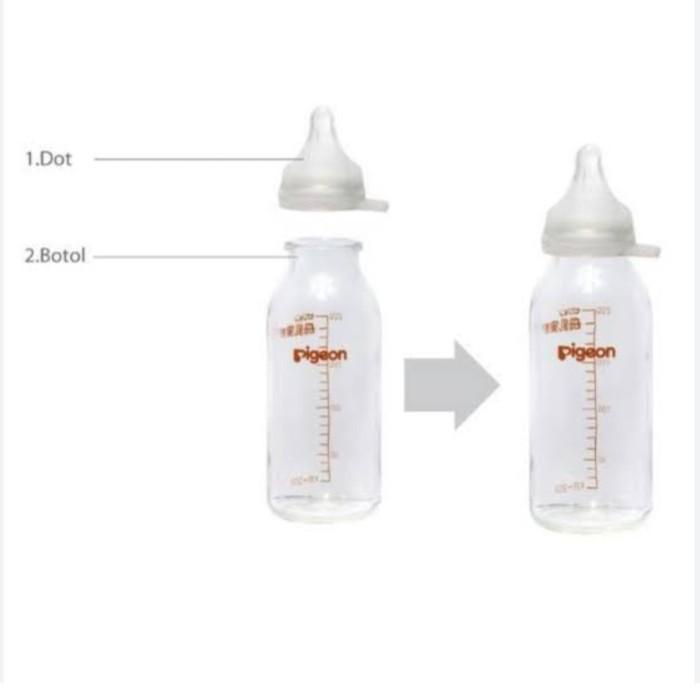 Pigeon Glass Bottle Botol Susu Untuk Bayi Prematur / Dot Bayi Prematur