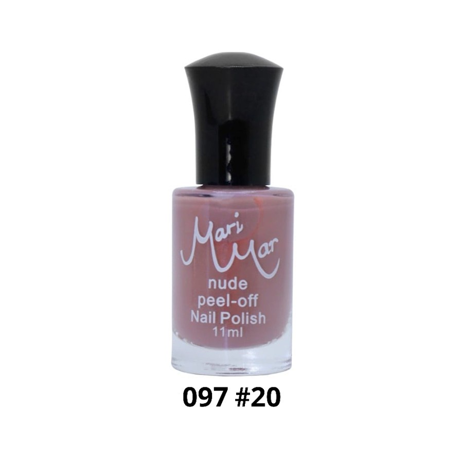 MARIMAR NAIL POLISH NUDE PEEL OFF 12 COLOUR BISA BAYAR DI TEMPAT