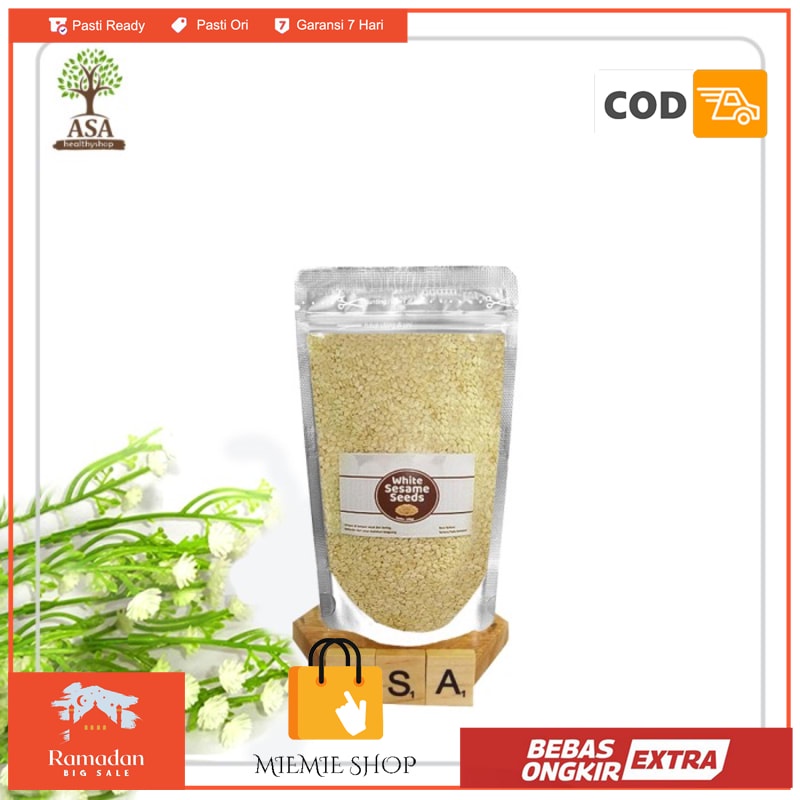 

White Sesame Seeds 100 gram / Biji Wijen Putih