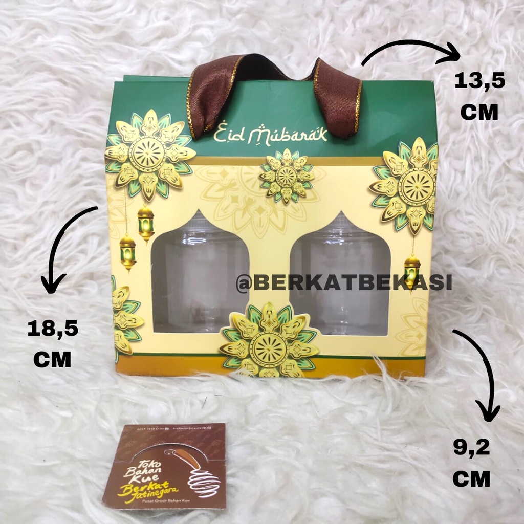 

BOX LEBARAN CBX EID MUBARAK TOPLES/ DUS HAMPERS LEBARAN /PCS