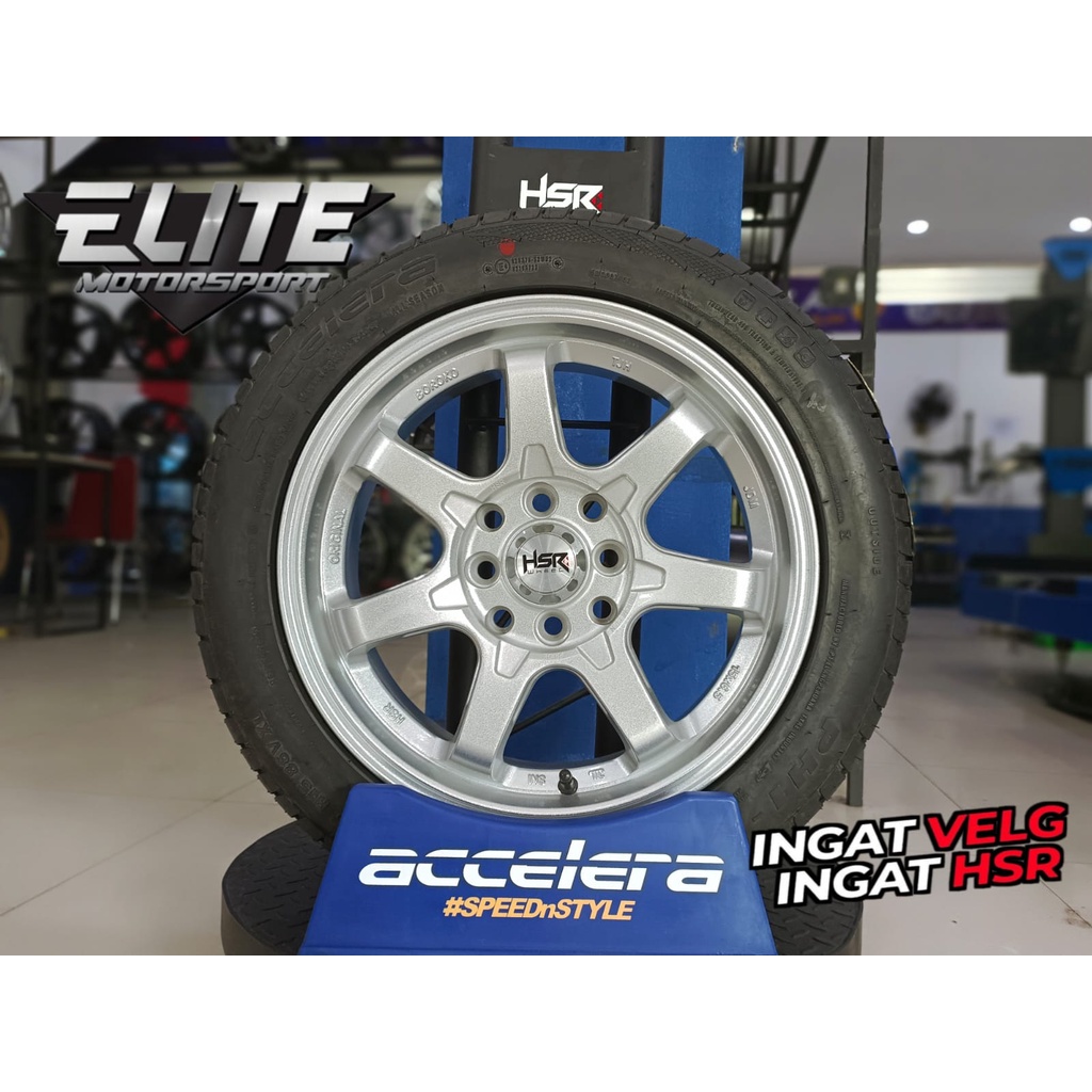 Velg Racing Ring 15 Lebar 6,5 Lubang 4 Velg Mobil Corolla Brio Agya Ayla Sirion Velg HSR