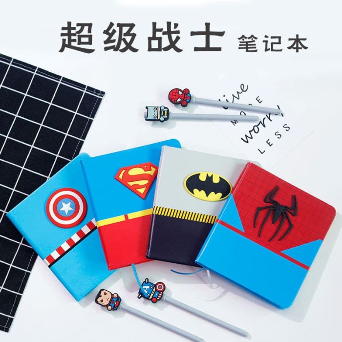 

Buku Tulis Set Unik / Book Set Edisi Super Heroes