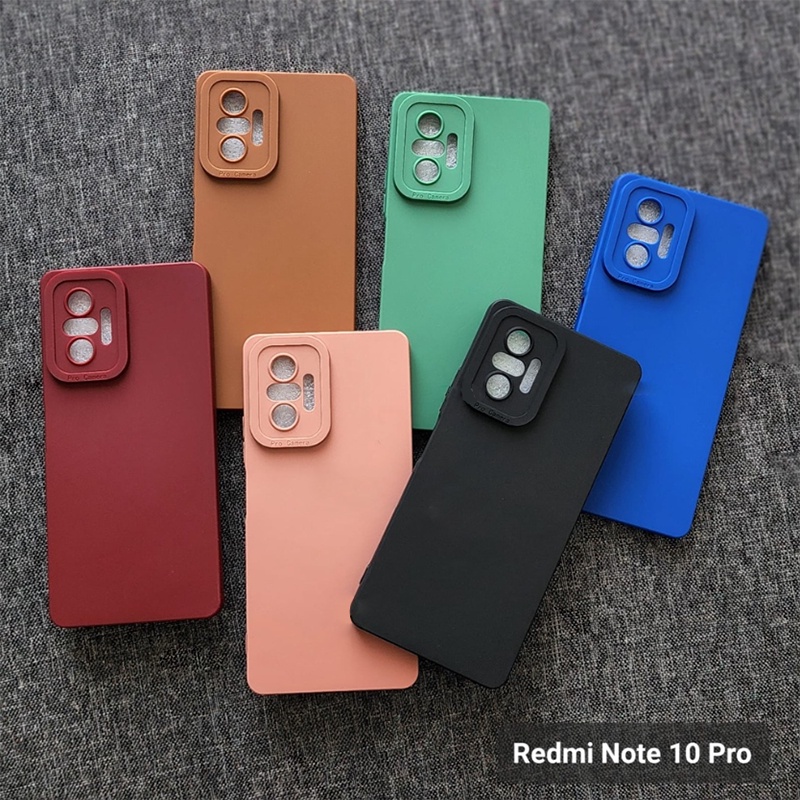 Softcase Xiaomi Redmi Note 10 Pro Case 3D Pro Camera Gel Silika Casing