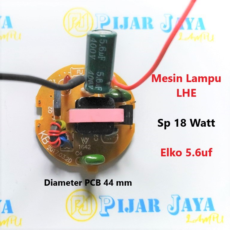 PCB Mesin Lampu LHE Spiral 18 watt Model Ulir 18w