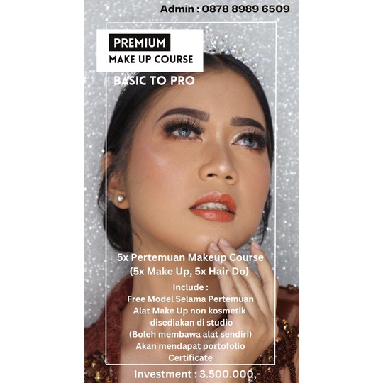 Kursus Make Up dan Hair Do (Make Up and Hair Do Class Basic To Pro)