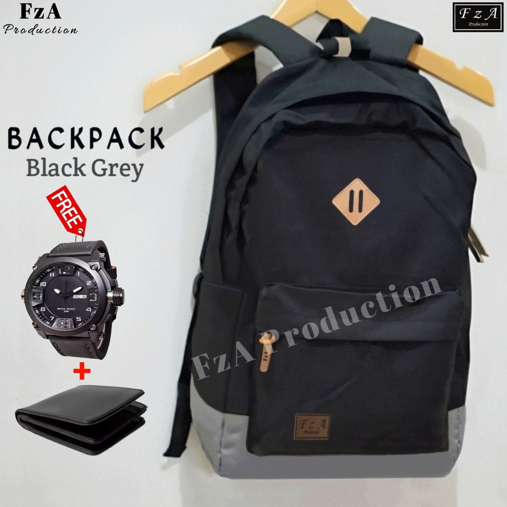 FzA Official - Tas Ransel Gendong Laptop Distro Sekolah Kuliah Pria Wanita Backpack Murah Original Tas Punggung Laptop - BGQSD