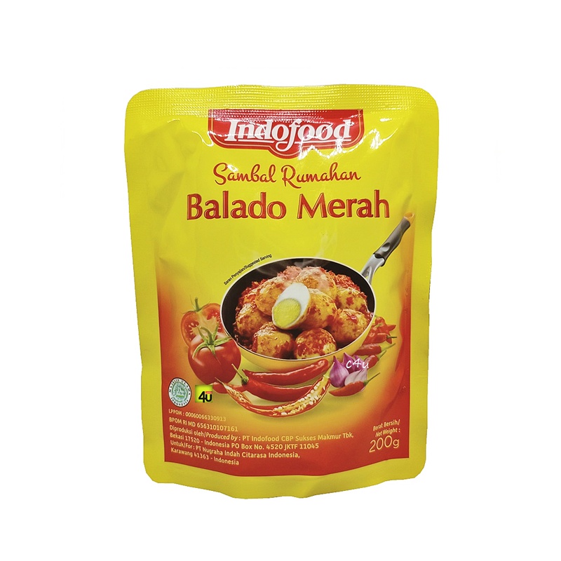 

Indofood - Sambal Balado Siap Saji ala Rumahan - 200gr