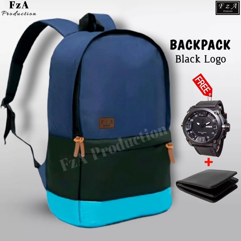 FzA Official - Tas Ransel Gendong Laptop Distro Sekolah Kuliah Pria Wanita Backpack Murah Original Tas Punggung Laptop