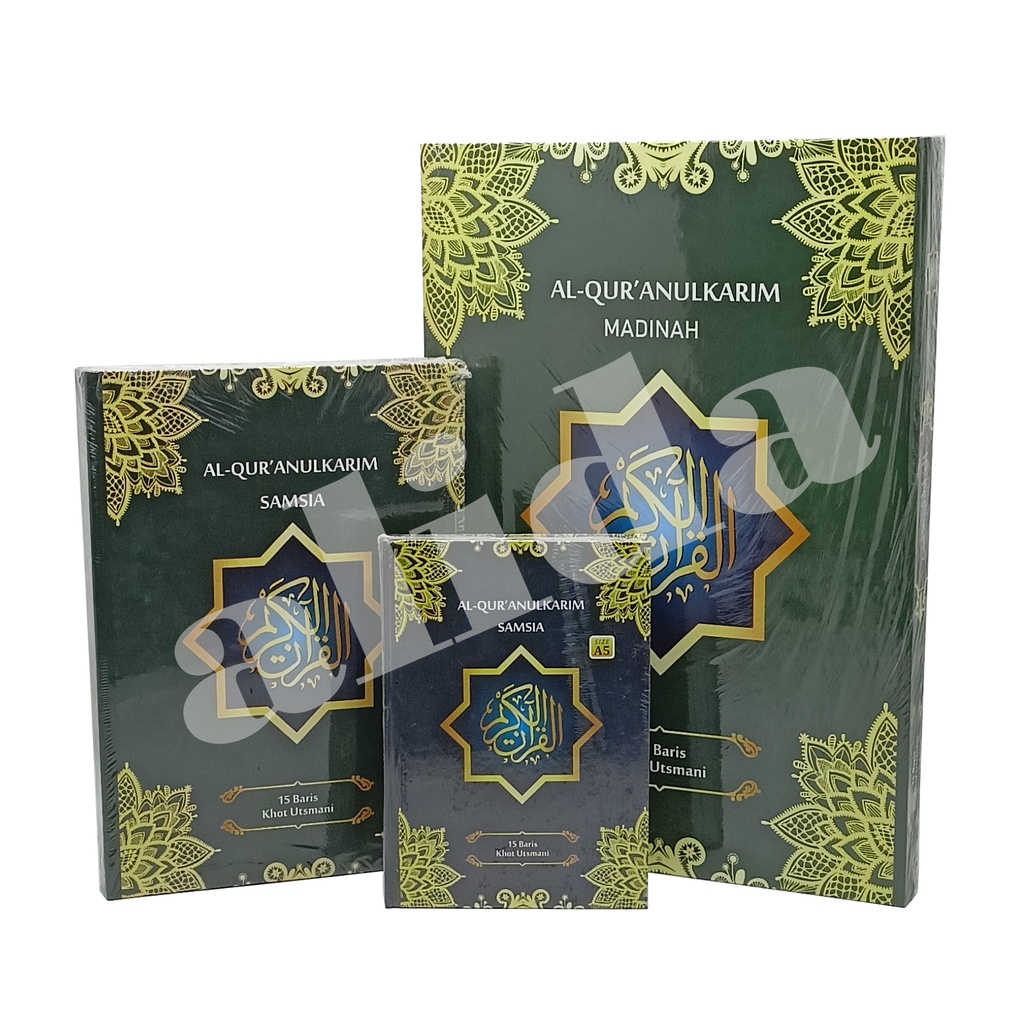 Al-Quran Madinah Alquran Samsia Jumbo Al Quran Lansia Khot Utsmani