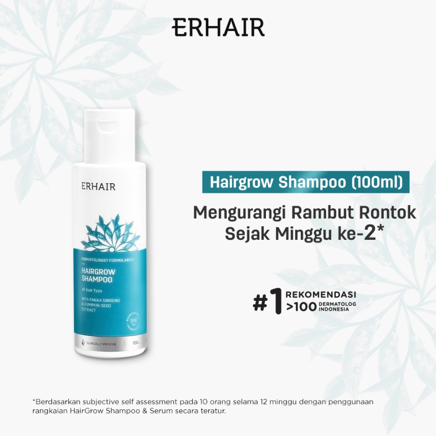 Erhair Hairgrow Shampoo 100ml - Shampo Rambut Rontok