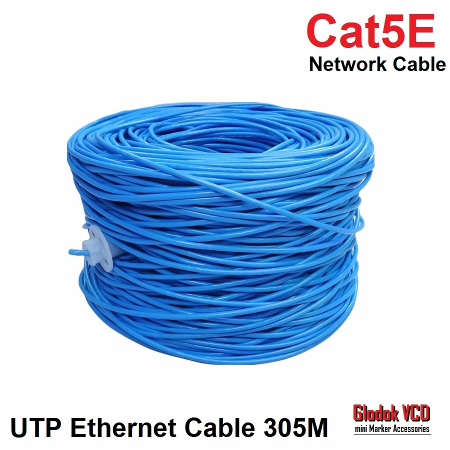 NYK Kabel LAN UTP Cat5e Internet Cable 1 Roll 305 Meter