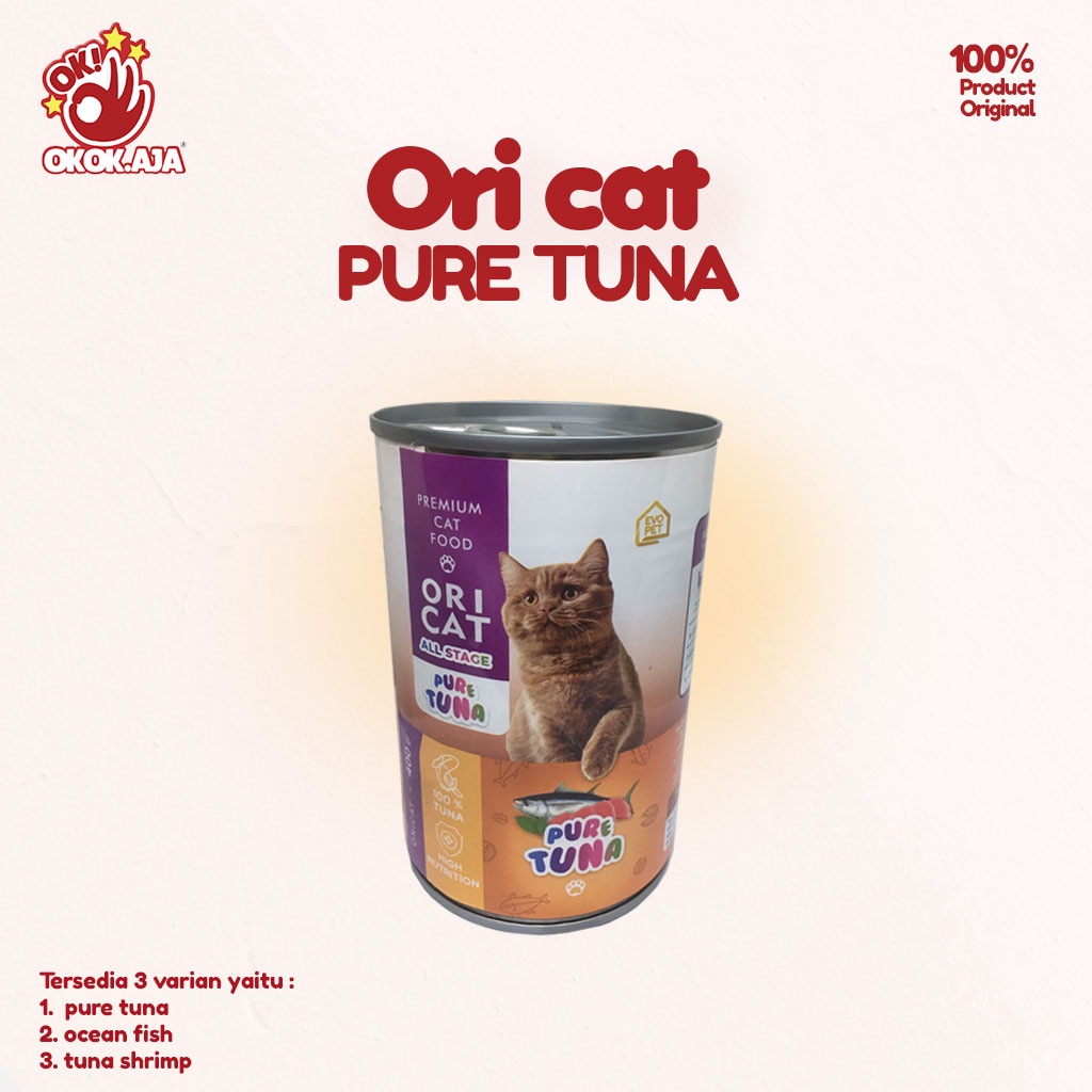 Makanan Kucing kaleng ORI CAT Kitten &amp; Adult 400gr