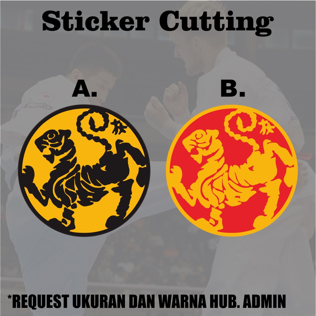 Stiker Cutting Logo Shotokan / Sticker Cutting