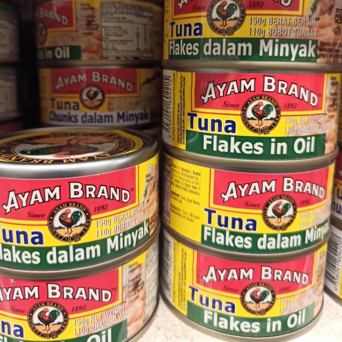 

AYAM BRAND TUNA FLAKES IN OIL 160GR