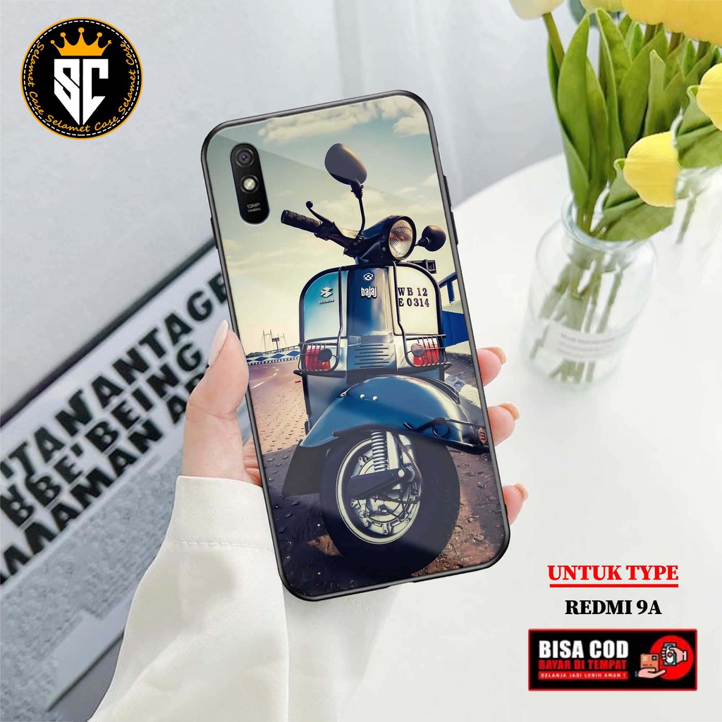 Case Xiaomi Redmi 9A Casing Xiaomi Redmi 9A Selamet Case [Vspa] Softcase Glass - Hardcase Glossy - C