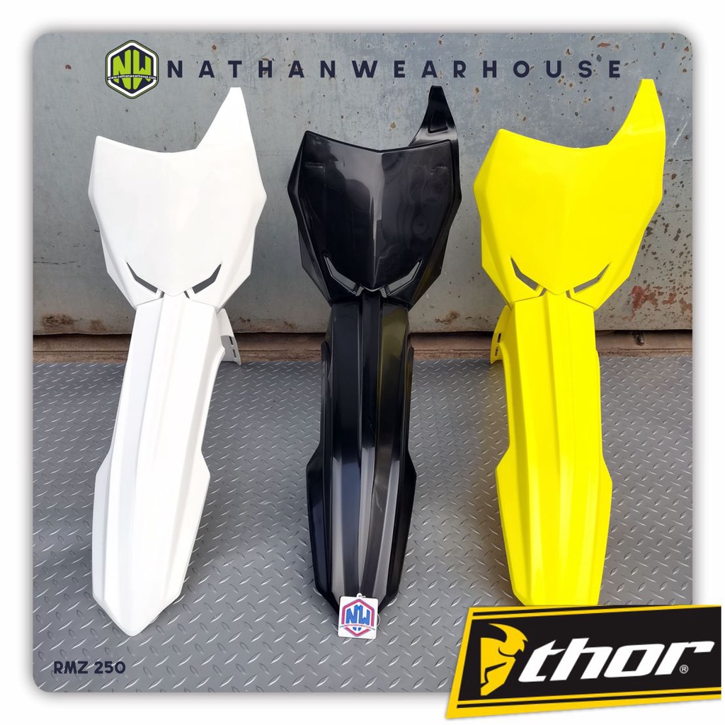Spakbor Slebor Cover Papan Nomor Nomer Depan RMZ 250 450 KLX 150 CRF KTM WR 155 Thor
