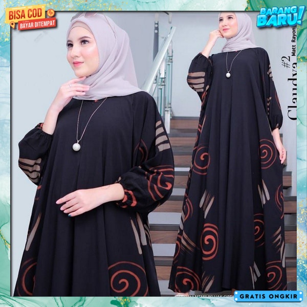 Kaftan Wanita Lebaran Gamis Kaptan Jumbo Syarii Ksftan Bj Idul Fitri Kaftam Cewek Pesta Kondangan Ka