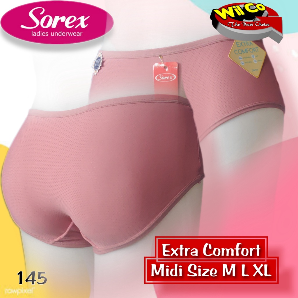 K145 CELANA DALAM WANITA SOREX,  SUPER COOL MEDIUM SIZE M - XL