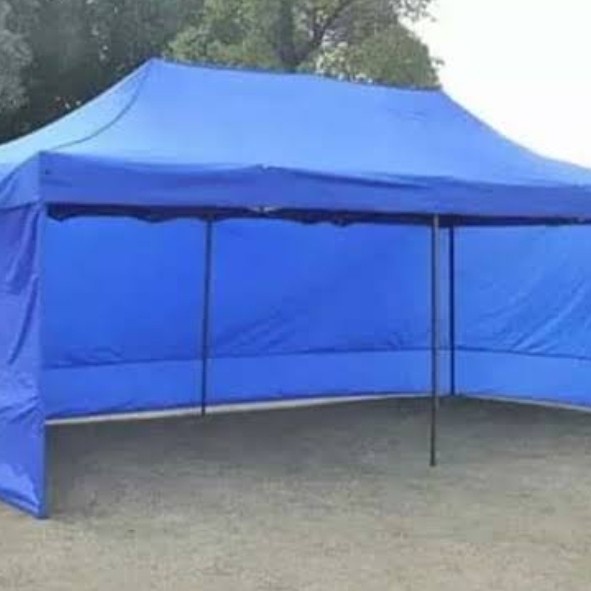 Tenda Lipat Matic impor,uk 3x6 ketebalan besi 0,8 full dinding 3sisi