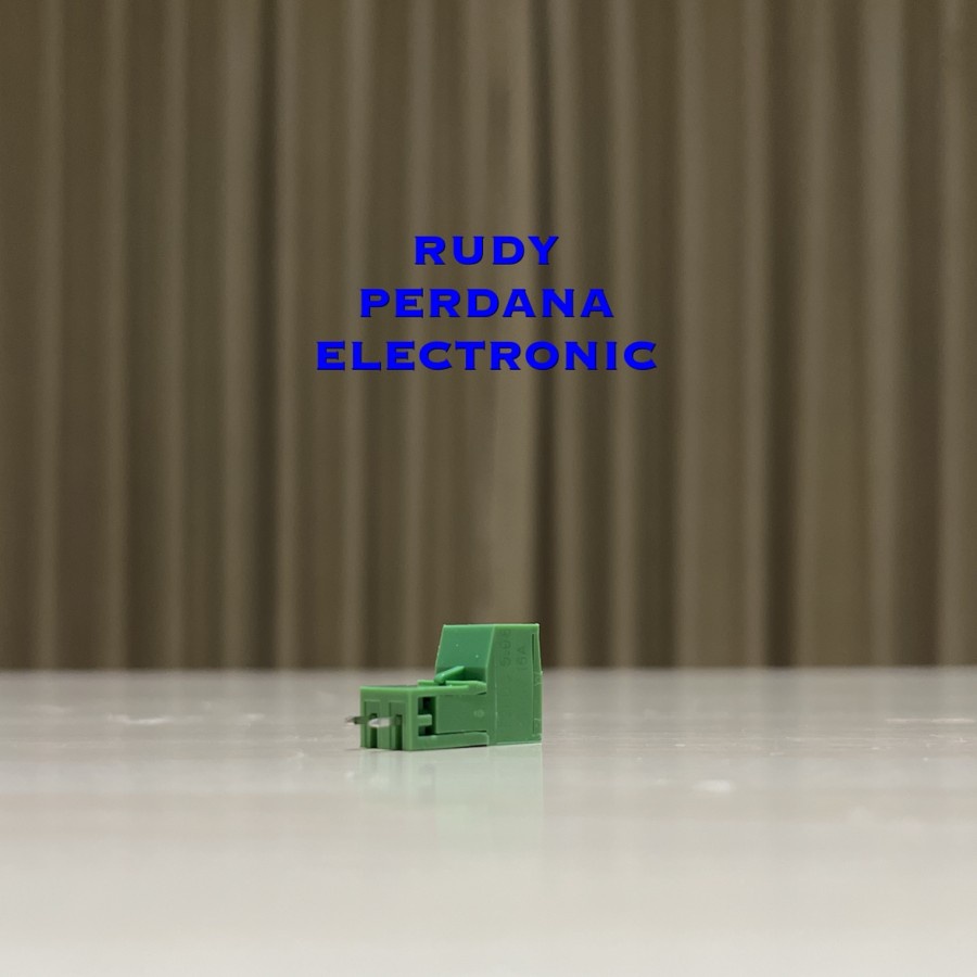 TERMINAL BLOCK SIKU L LURUS HIJAU KF2EDG 2EDG 5.08MM 2P 2 PIN KAKI
