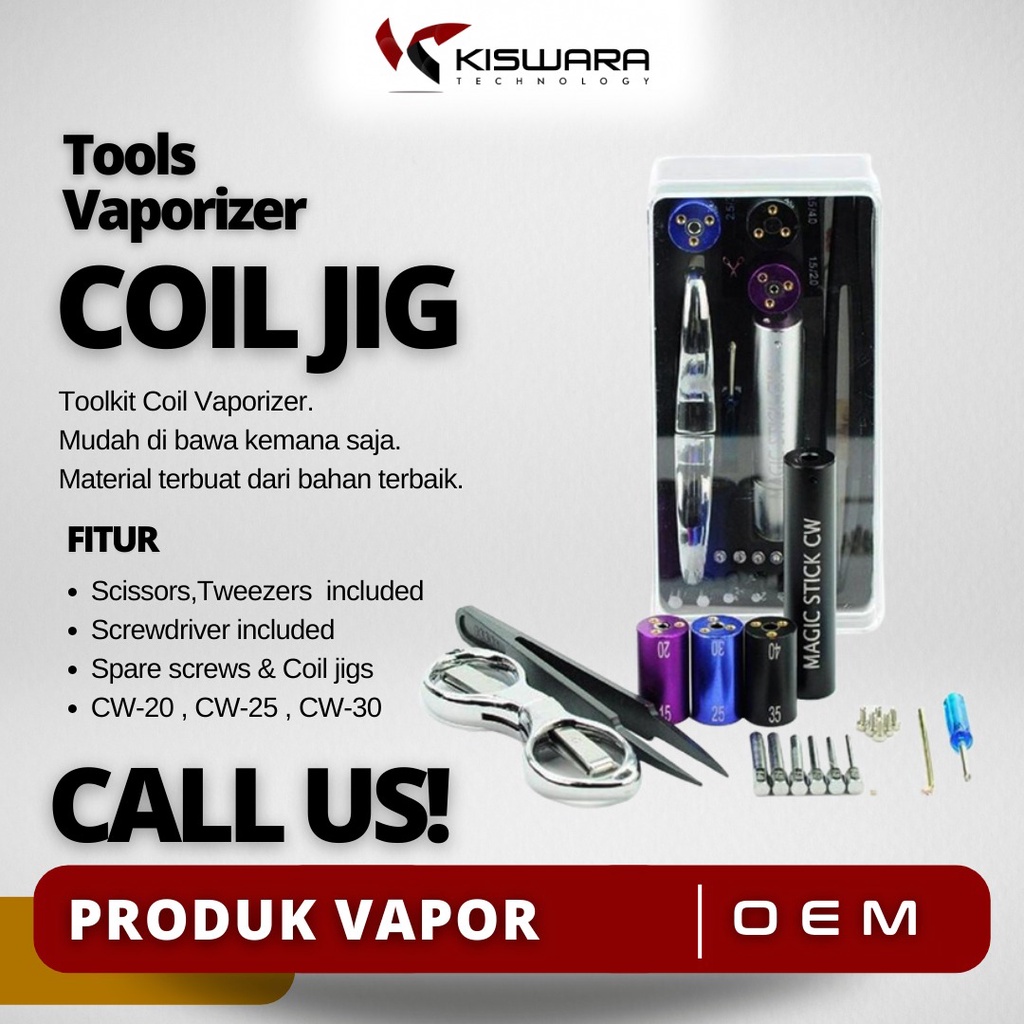 Magic Stick Coil Jig Vape Toolbox 6 in 1