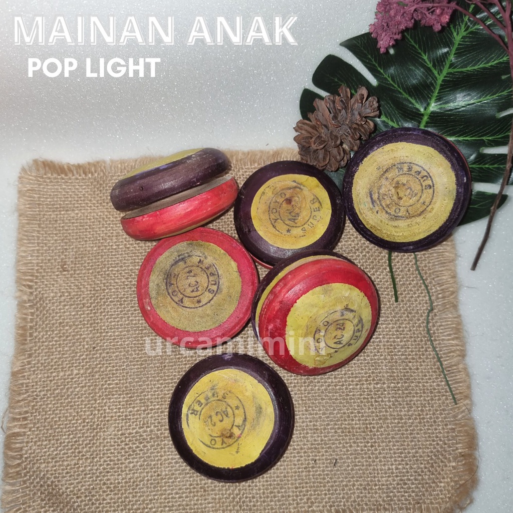 Mainan Anak Yoyo Bahan Kayu Mainan Jaman Dulu Mainan Tradisional Ukuran Besar || MAINAN TRADISIONAL 