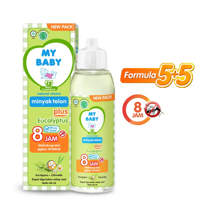 MY BABY Minyak Telon Bayi Plus Eucalyptus - Lavender