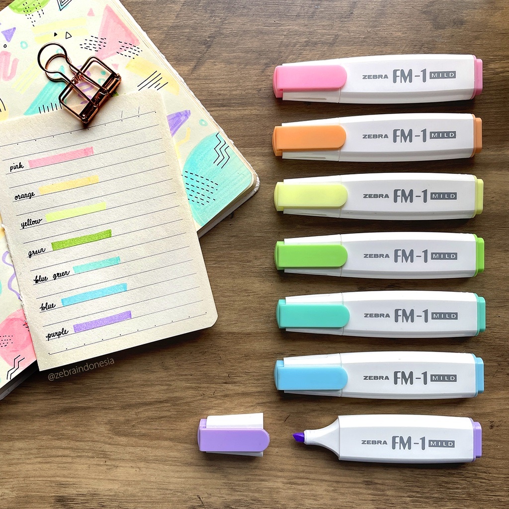 

Zebra Highlighter FM-1 Mild Stabilo