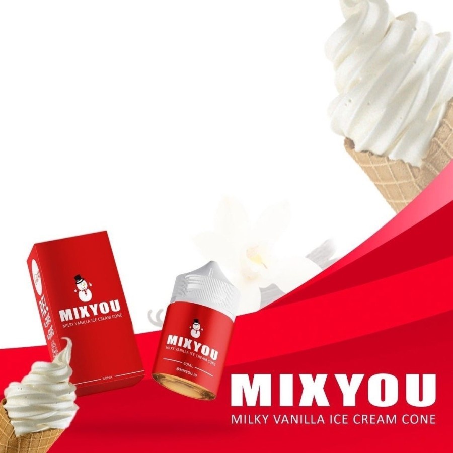 LIQUID MIXYOU MILKY VANILLA ICE CREAM CONE 60ML