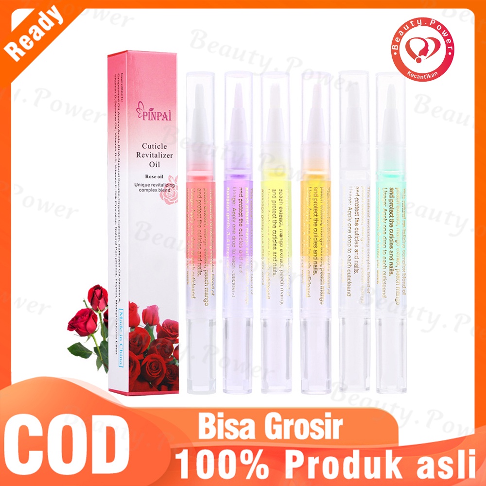 Vitamin Kuku Kutikula Perawatan Kuku Exfoliate anti barb Oil Minyak kuku Cuticle Revitalizer Oil / Vitamin Kuku Nail Manicure Pedicure