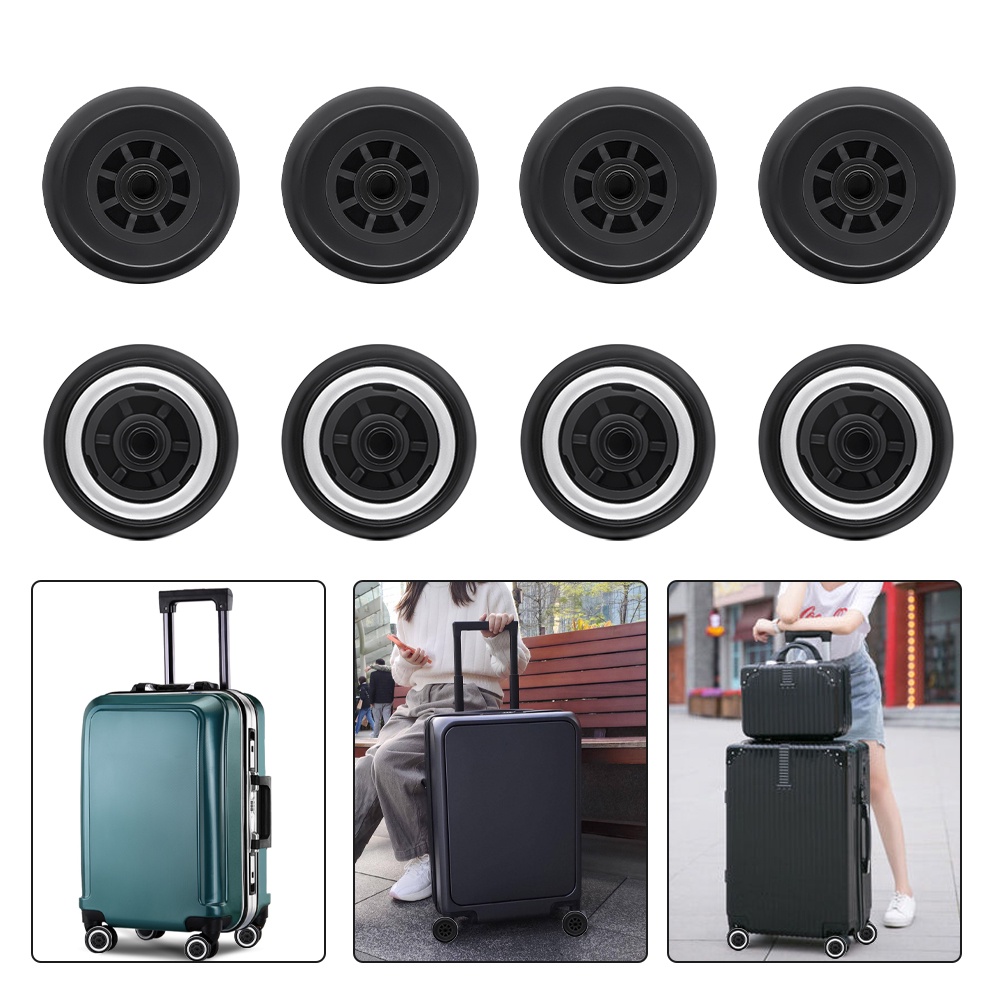 【4 PCS】Roda Koper Pengganti Karet Luggage Replacement Wheel 50  60 x 18 mm Rubber Suitcase Wheels