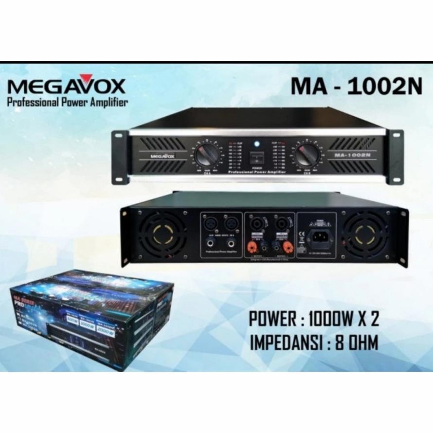 POWER AMPLI MEGAVOX MA1002 MA 1002 ORIGINAL