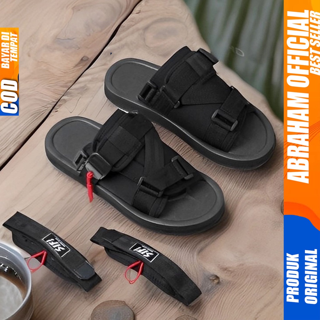 Sandal Gunung Pria Traveling Outdoor Original Distro Abraham Belingham