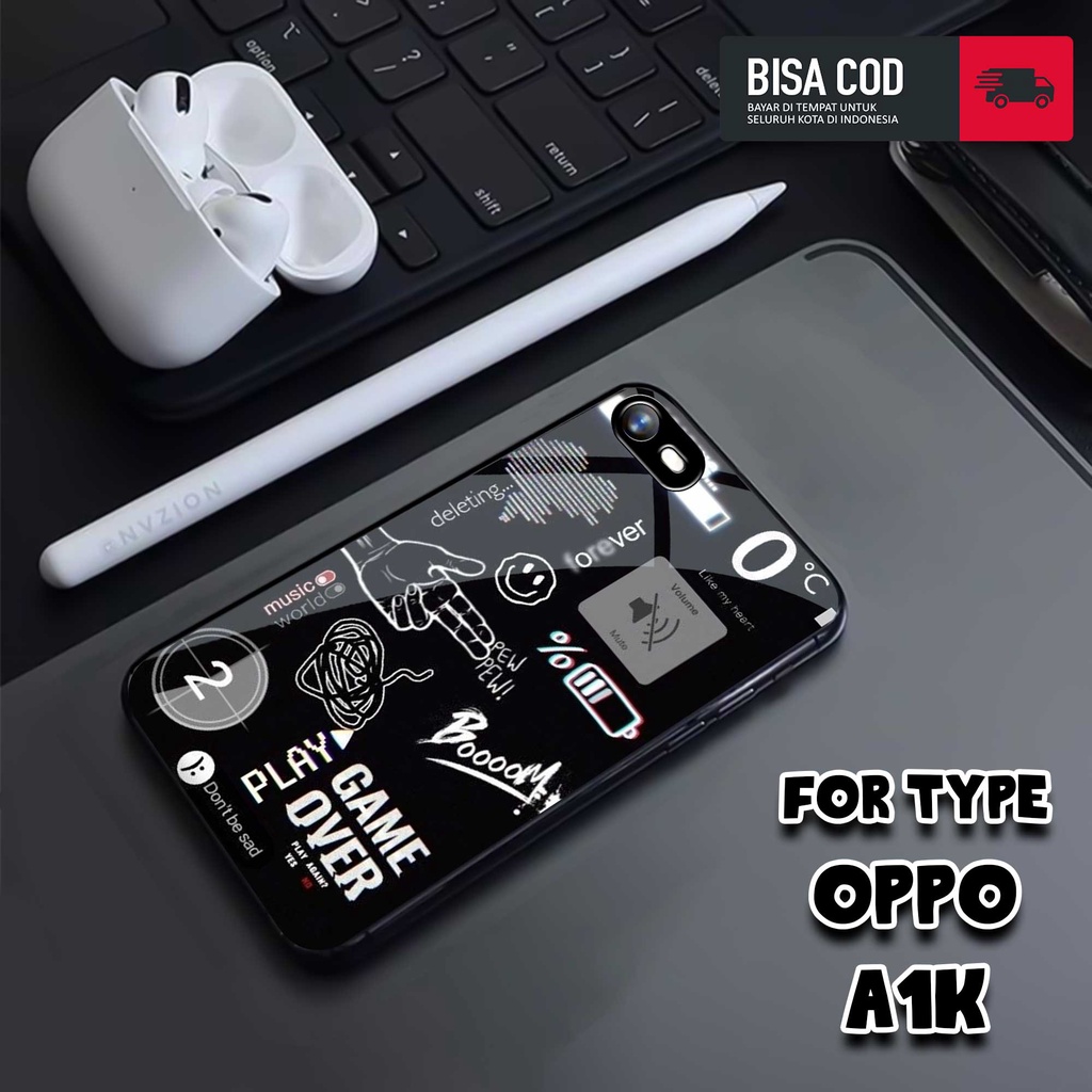 Case OPPO A1K 2023 - MOTIF [NASA TICKET] - Casing OPPO A1K - Hardcase Premium Glossy - Silikon - Sof