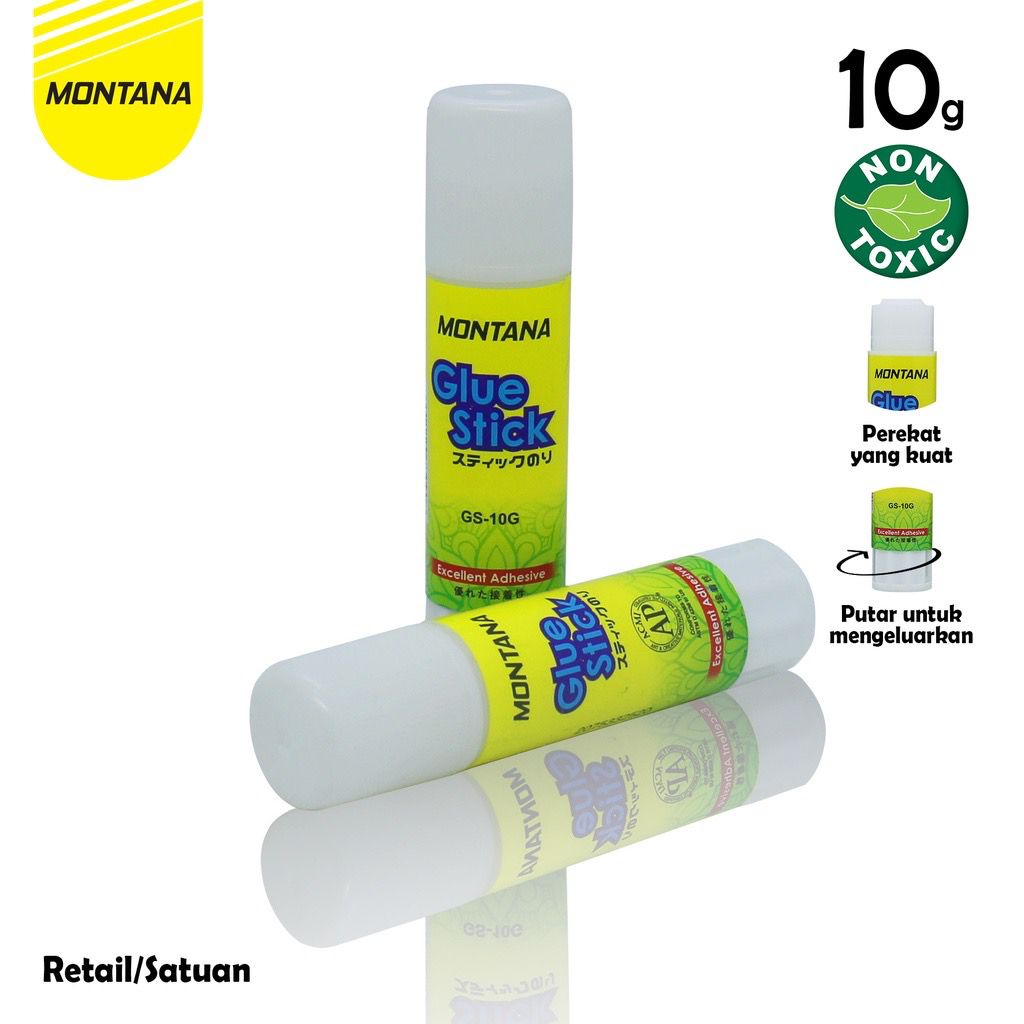 

Glue Stick / Lem Batang/ Lem Stik Montana GS-10 gram