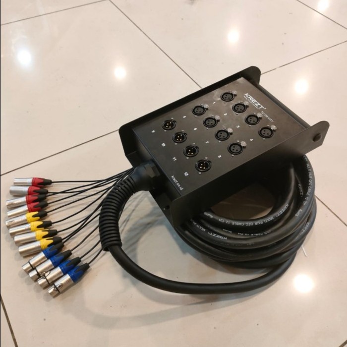 Snake kabel12 chanel 8 in 4 out 15 meter . Snake cable 8 input 4 output 15 m