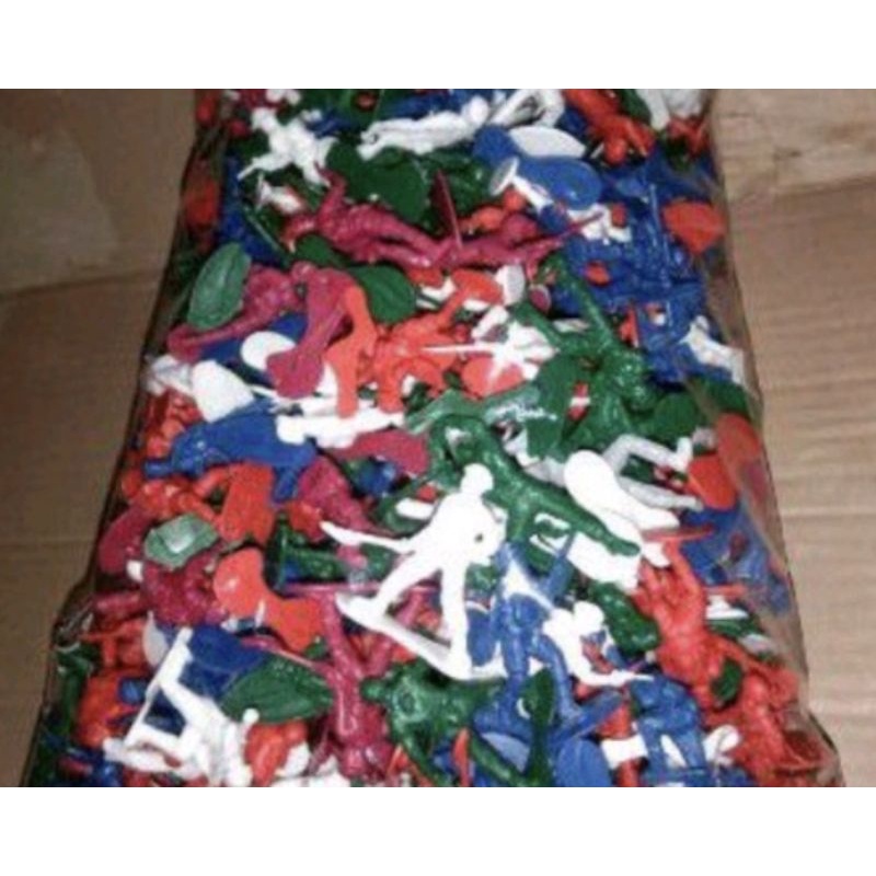 Figure tentara mini / Mainan patung tentara 100 pcs