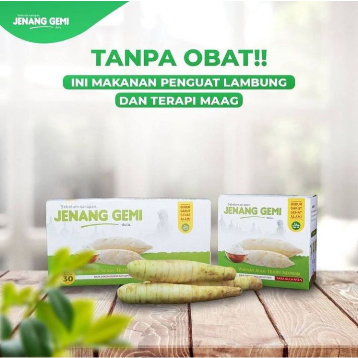 JENANG GEMI 1 Box Isi 15 Sachet - Solusi Atasi Asam Lambung Maag GERD