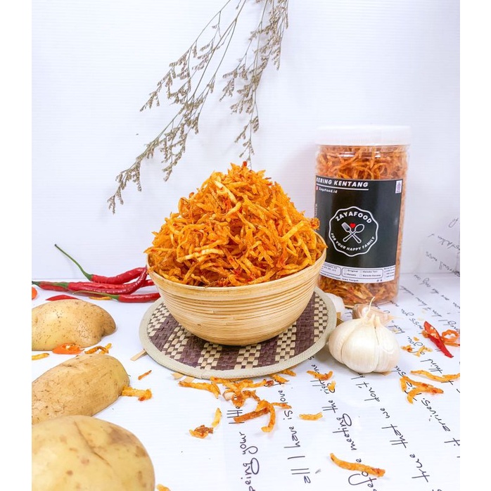 

Kentang Mustofa Zayafood 230gr - Kualitas Premium Pedas Manis Balado Kriuk Kering Renyah