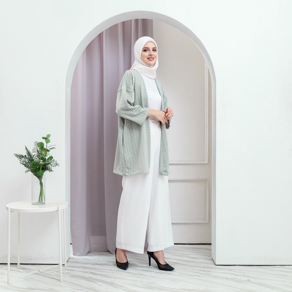 ANARA Gaudi Outer Knit | Outer Motif Lengan Panjang