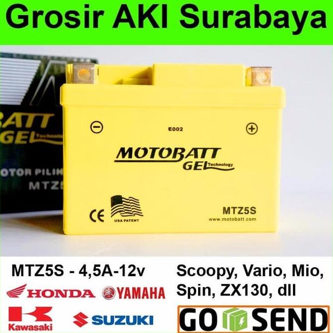 Aki Motor Honda Supra X 125 Motobatt Mtz5S Kering Gs Yuasa Debezzz