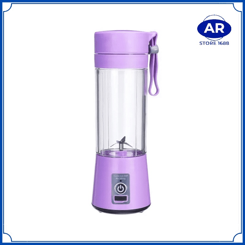 AR BLENDER JUS PORTABLE ELEKTRIK 6 MATA PISAU 400ML / JUICE CUP BLENDER RECHARGEABLE USB