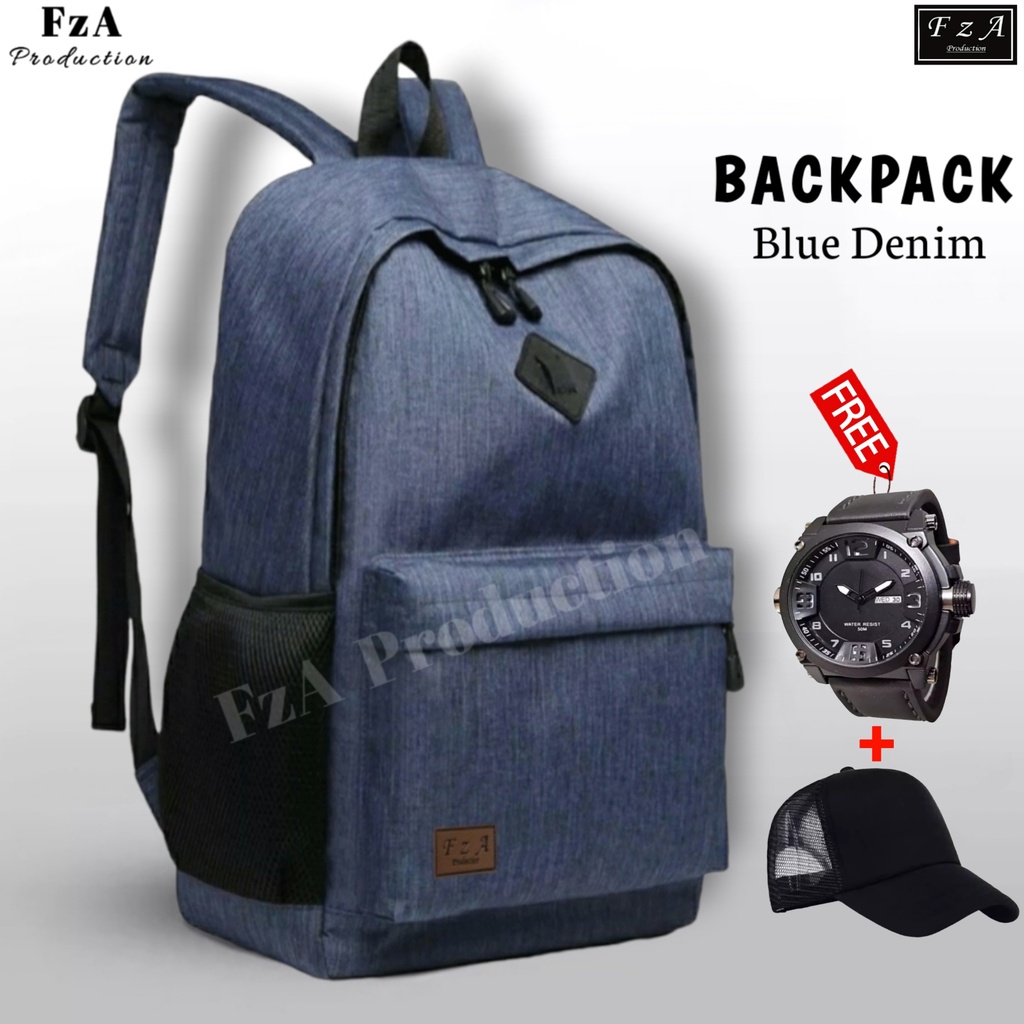 FzA Official - Tas Ransel Punggung Distro Casual Pria Wanita / Tas Ransel Laptop Backpack Original - BDNQT