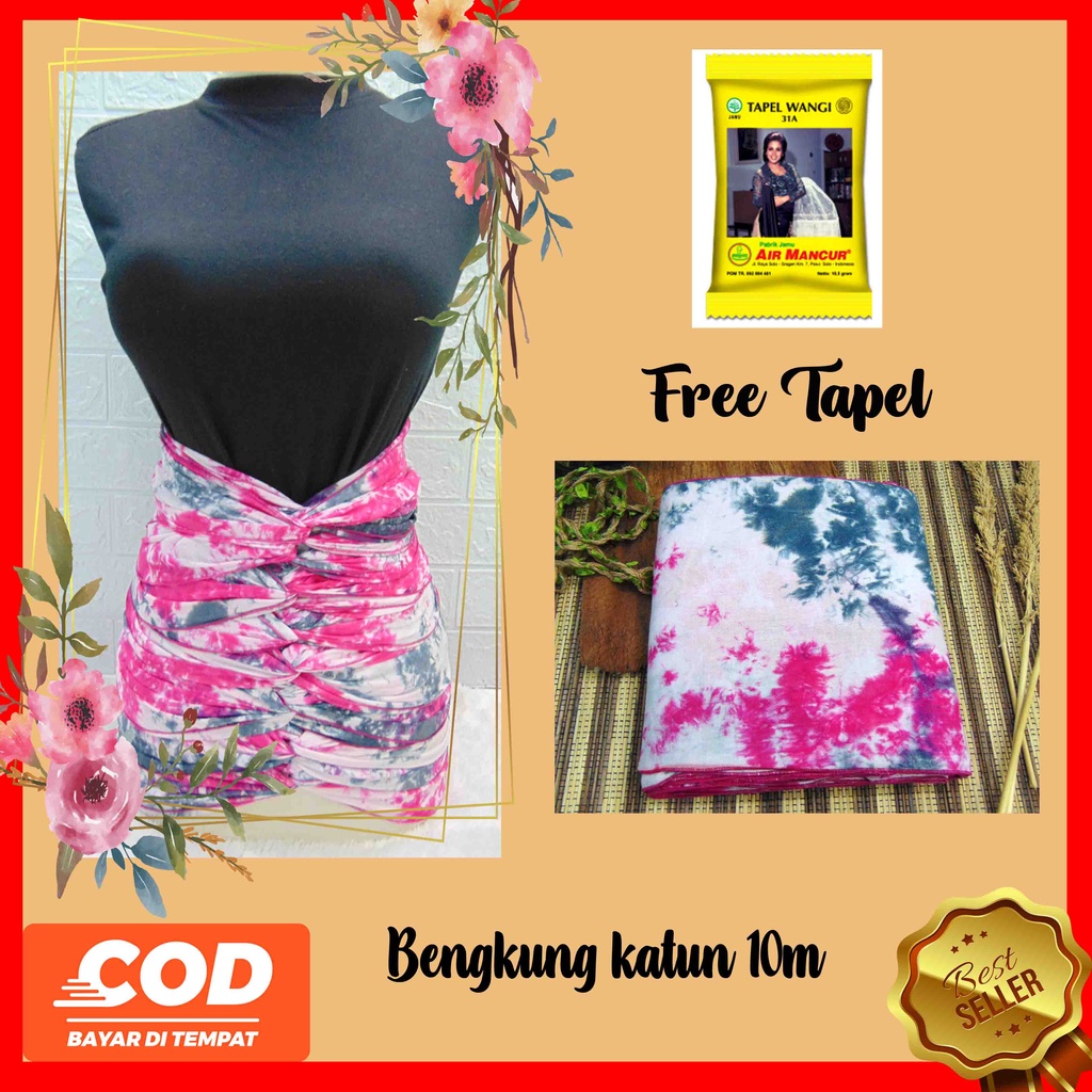 [FREE TAPEL]Bengkung Ibu melahirkan 10m /Bengkung kain /Bengkung Andien/ Belly binding /stagen tradisional