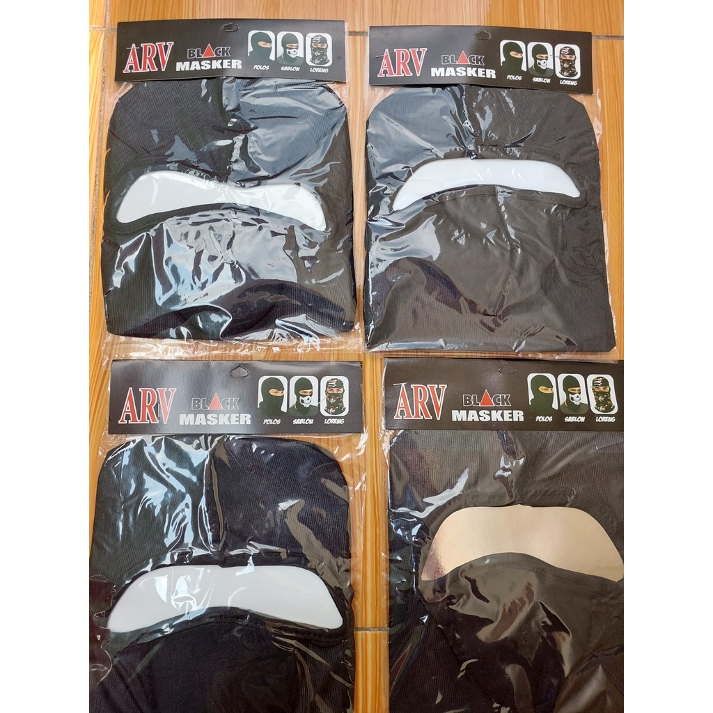 masker hitam ninja (balaclava)