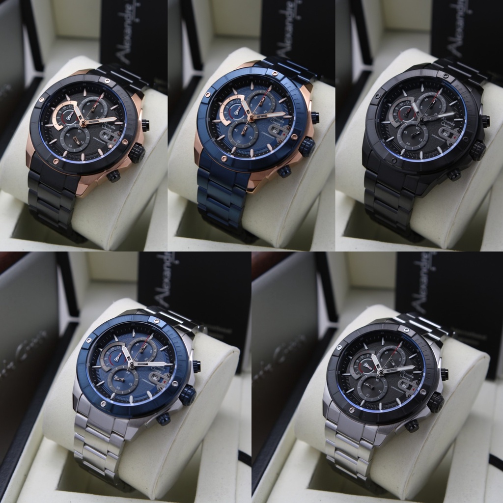 JAM TANGAN PRIA ALEXANDRE CHRISTIE AC 6631 AC6631 MCB ORIGINAL TERBARU